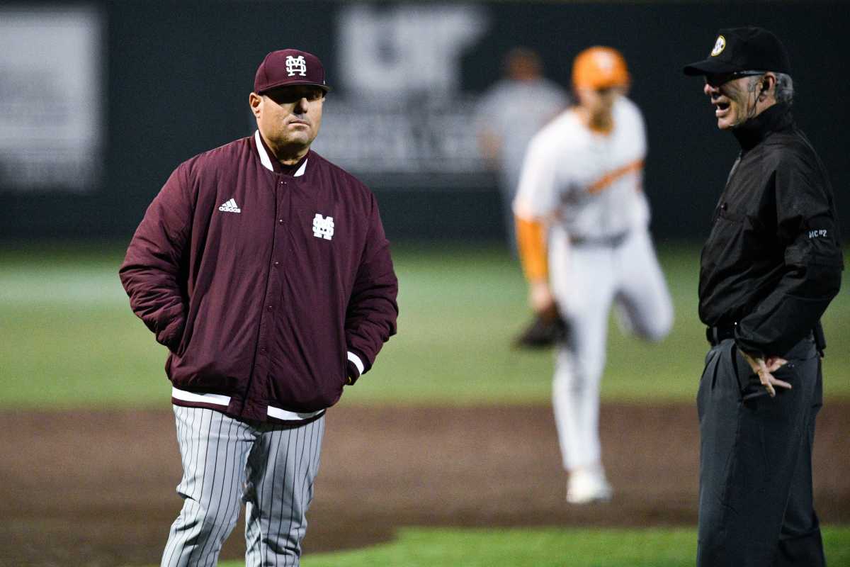 Mississippi State baseball head coach Chris Lemonis.